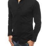 Czarna koszula męska – element garderoby, który również wymaga pielęgnacji